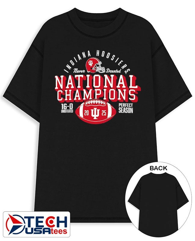 College Football Playoff 2026 Indiana National Champions Perfect Season 16-0 score shirt