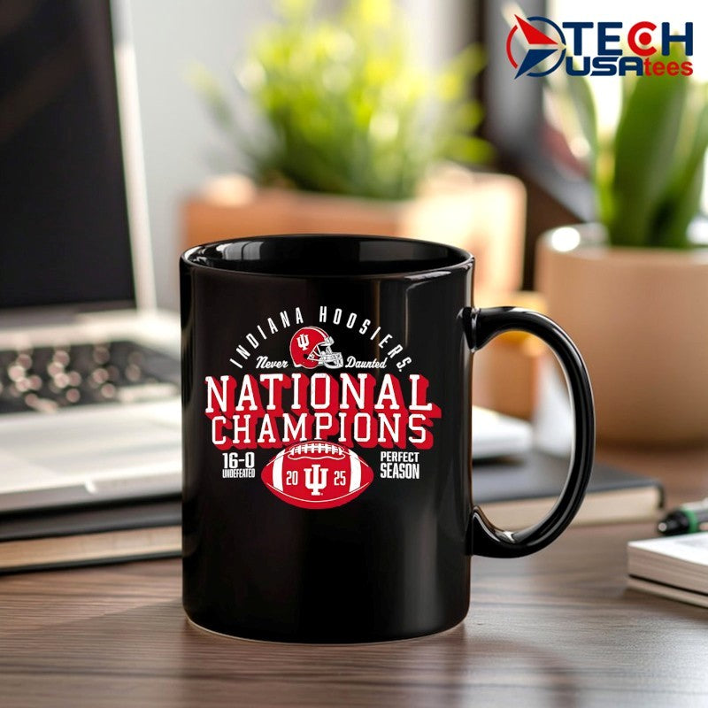 College Football Playoff 2026 Indiana National Champions Perfect Season 16-0 score shirt