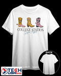 College Station Gig ‘Em Aggies Boots shirt
