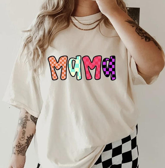 Colorful Mama GILDAN Shirt~  coffee shirt Unisex Apparel Relaxed Fit Printed In The USA Clothing Womenswear Casual Comfort Cotton Top Athletic Boho Chic