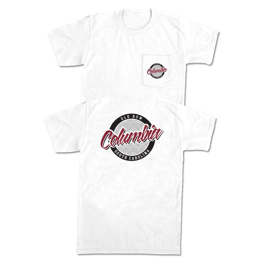 Columbia, South Carolina Circle Logo Pocket Tee Hoodie, Sweatshirt | CoreVibeTees.com