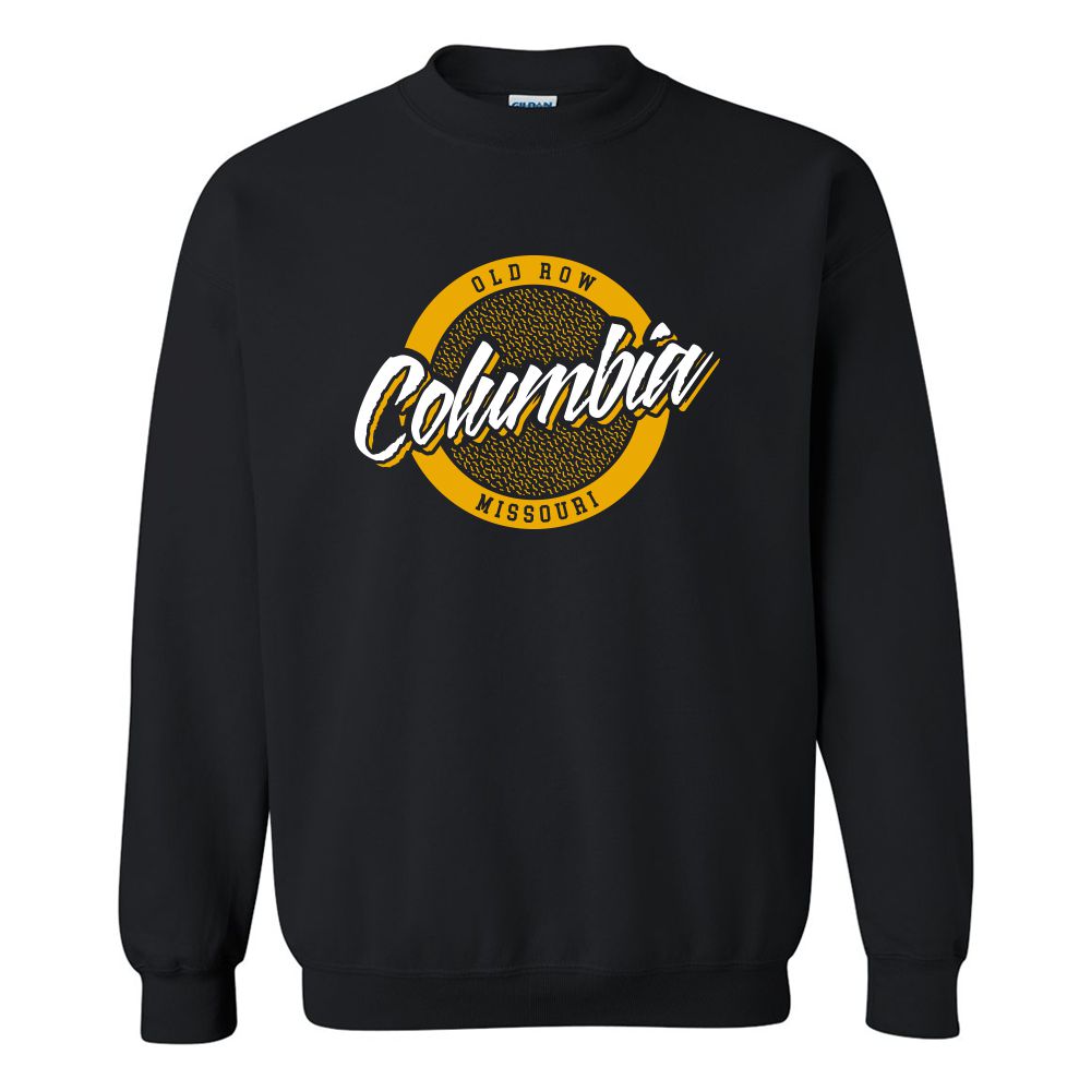 Columbia, Missouri Circle Logo Crewneck Sweatshirt T-Shirts, Hoodie | CoreVibeTees.com