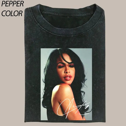 Comfort Colors Aaliyah Bootleg Shirt Black, Vintage Rap Hip Hop Tee Aaliyah, Merch Oversized Heavy Cotton Tee, Vintage Graphic Tee