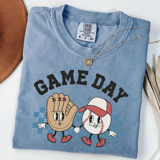 Comfort Colors Baseball Game Day Shirt, Sports Mom Shirt, Family Baseball Shirt, T-Ball T-Shirt