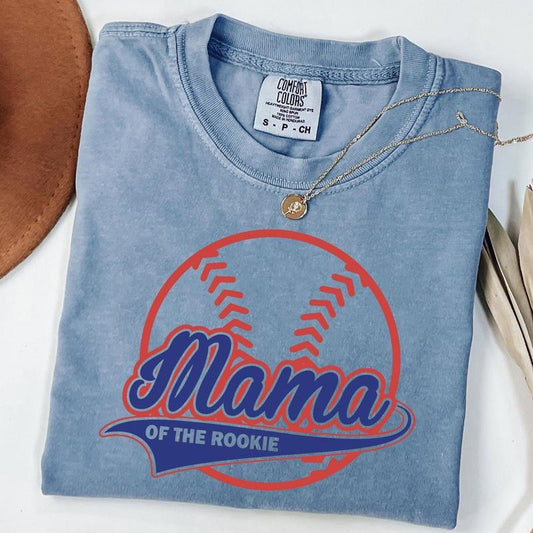Comfort Colors Baseball Mama Shirt, Rookie of the Year Shirt, Baseball Mom Shirt, Game Day T-Shirt, Unisex T-Shirt