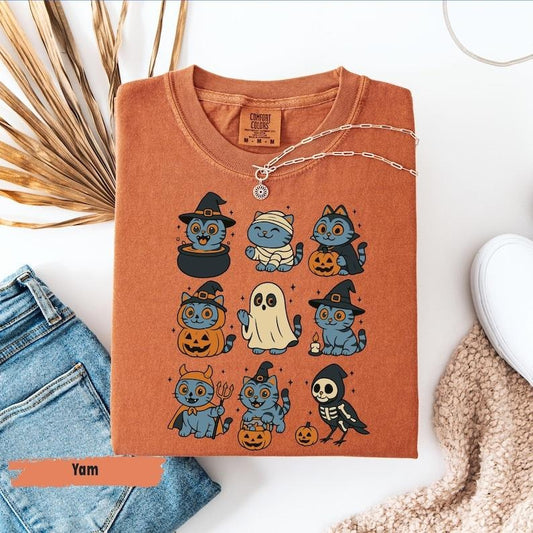 Comfort Colors Halloween Kpop Demon Hunter shirt, Pumpkin Fall shirt Anime Lover Gifts