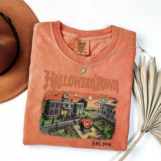 Comfort Colors Halloweentown Est 1998 Shirt, Halloweentown University, Retro Halloweentown Shirt, Cute Fall Shirt, Halloween Graphic Tee
