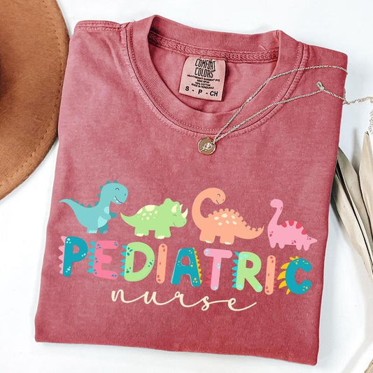 Comfort Colors Pediatric Nurse Shirt, Nurse Shirt, Pediatric Nurse Team T-shirt, Peds Tee, Unisex T-Shirt