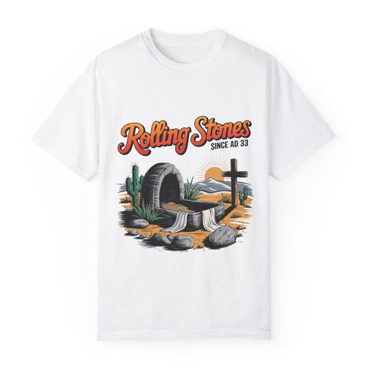 Comfort Colors Retro-Inspired Faith Tee, Easter Aesthetic Shirt, Bold Graphic Top for Her, Gift Idea for Believers, Unisex Casual Fit, All Size, Top