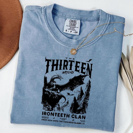 Comfort Colors The Thirteen Shirt, Throne Of Glass T-Shirt, Merch Terrasen Bookish Shirt Shirt, Unisex T-Shirt