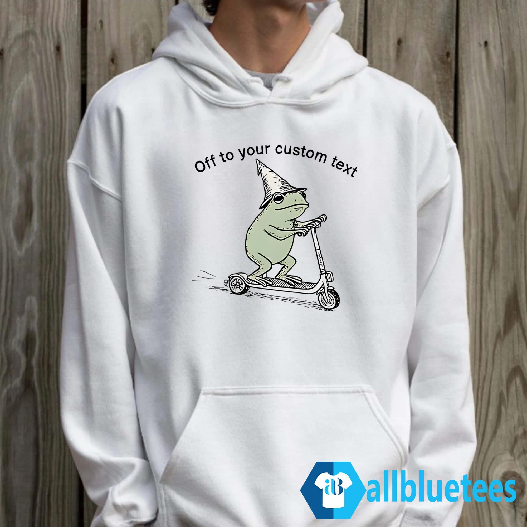 Commit Frog Off To Your Custom Text Shirt