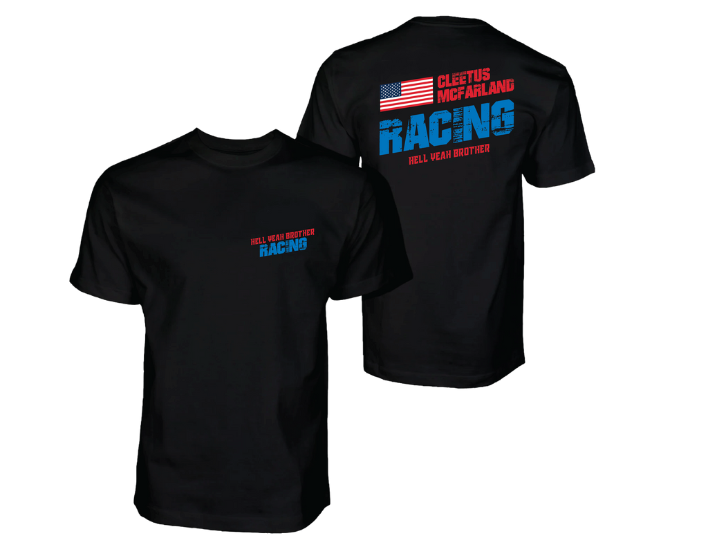 Hell Yeah Brother Racing Shirt (Black or White) Hoodie, Sweatshirt | CoreVibeTees.com (Image 1)