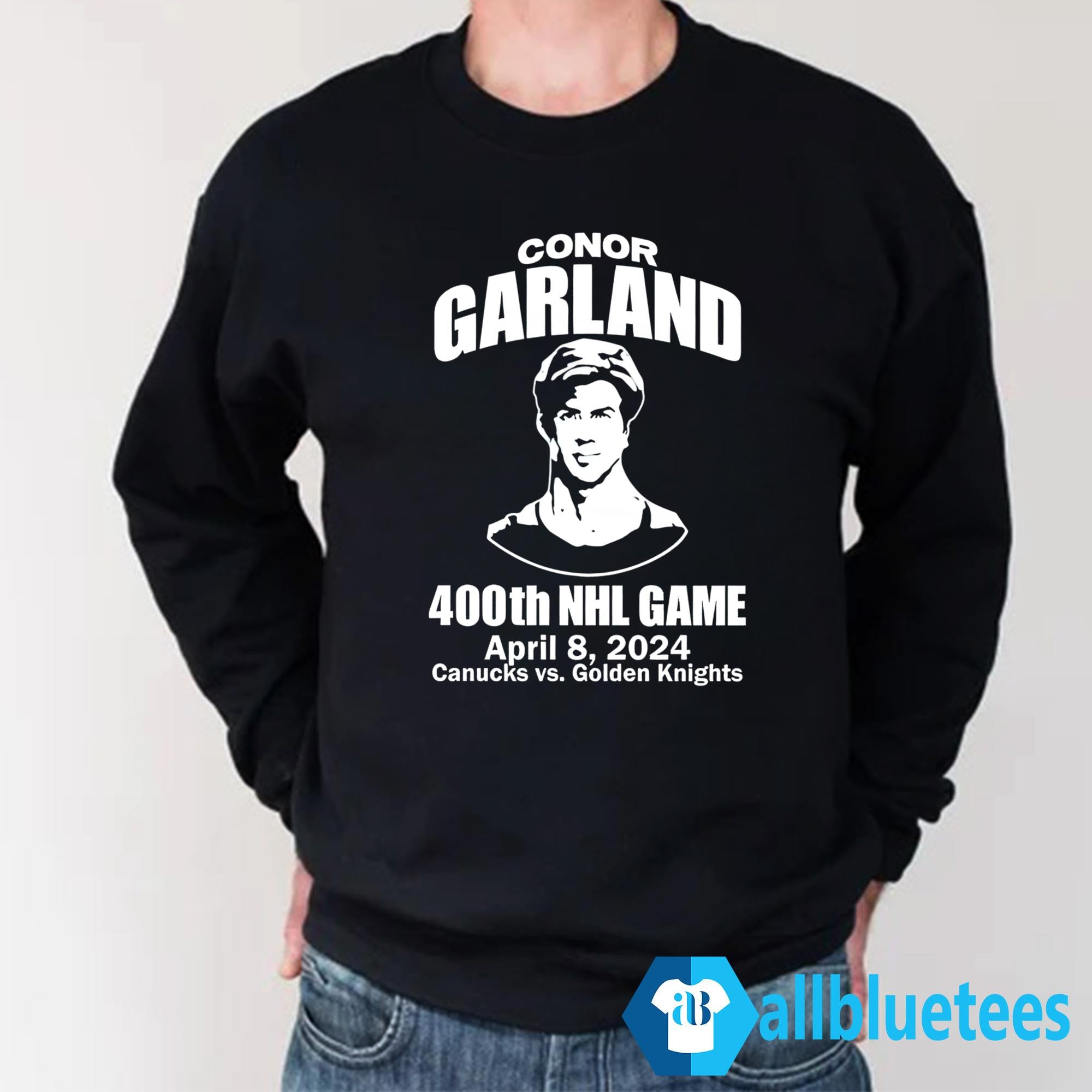 Conor Garland 400Th Game April 8 2024 Canucks Vs Golden Knights Shirt
