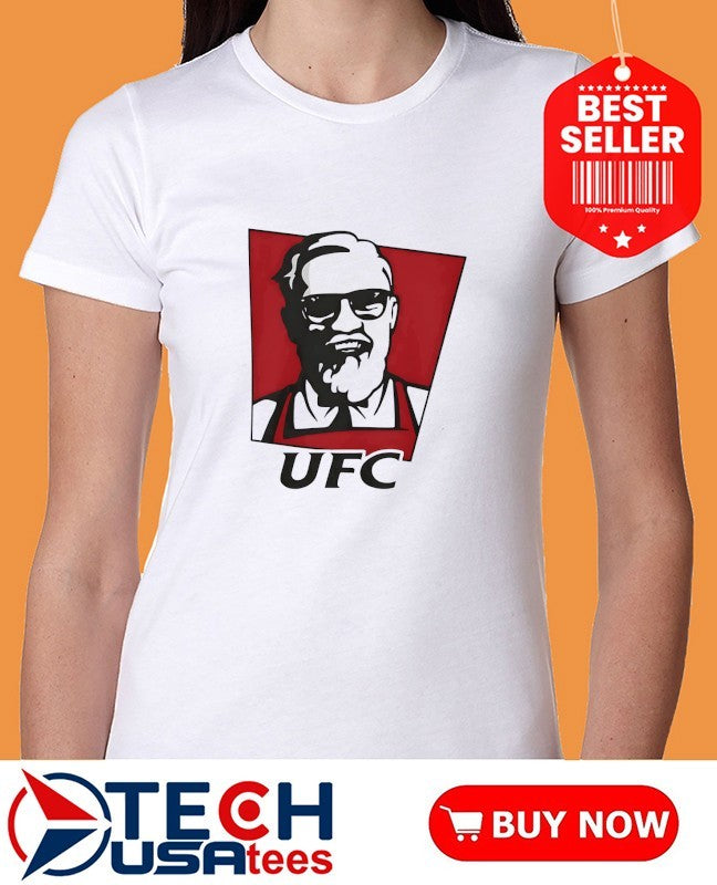 Conor McGregor UFC KFC logo shirt