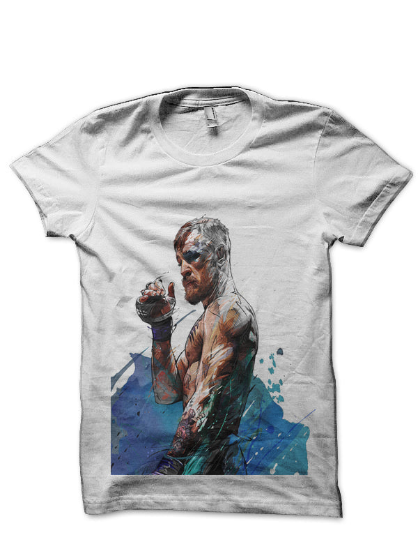 Conor McGregor White T-Shirt Hoodie, Sweatshirt | CoreVibeTees.com