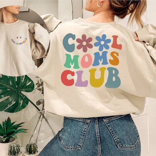 Cool Moms Club Sweatshirt, Mother's Day Gift, Cool Mom Sweatshirt, Gift for Mom, Cool Mom Hoodie, Retro Mom Sweatshirts