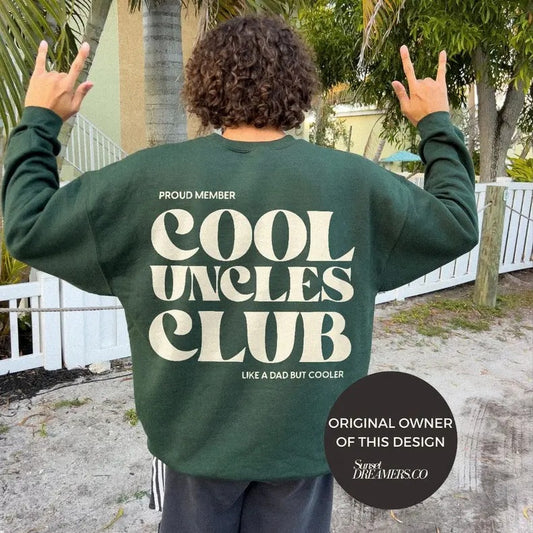 Cool Uncles Club New Uncle Gift  Announcement  Shower Gift Pregnancy Reveal Funny New Uncle Uncle to be Gift for New Uncle New Uncle
