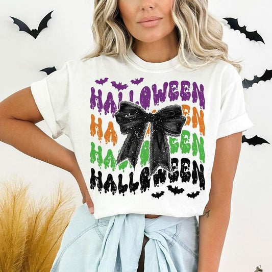 Coquette Halloween Halloween Retro Halloween Spooky Season Witch Halloween Shirt Spooky Sublimation Designs TK43GN