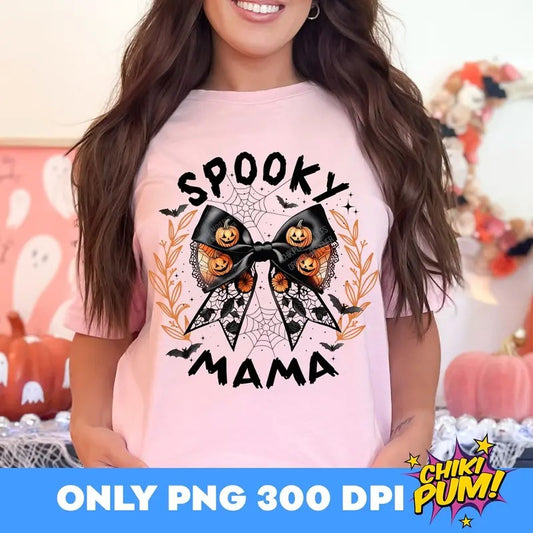 Coquette Halloween Spooky Mama Spooky Season Retro Halloween Spooky Vibes Fall Halloween Shirt