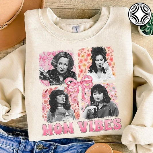 Coquette Sitcom Mama Sweatshirt, Funny Movie Mom Pullover, Stylish Gift