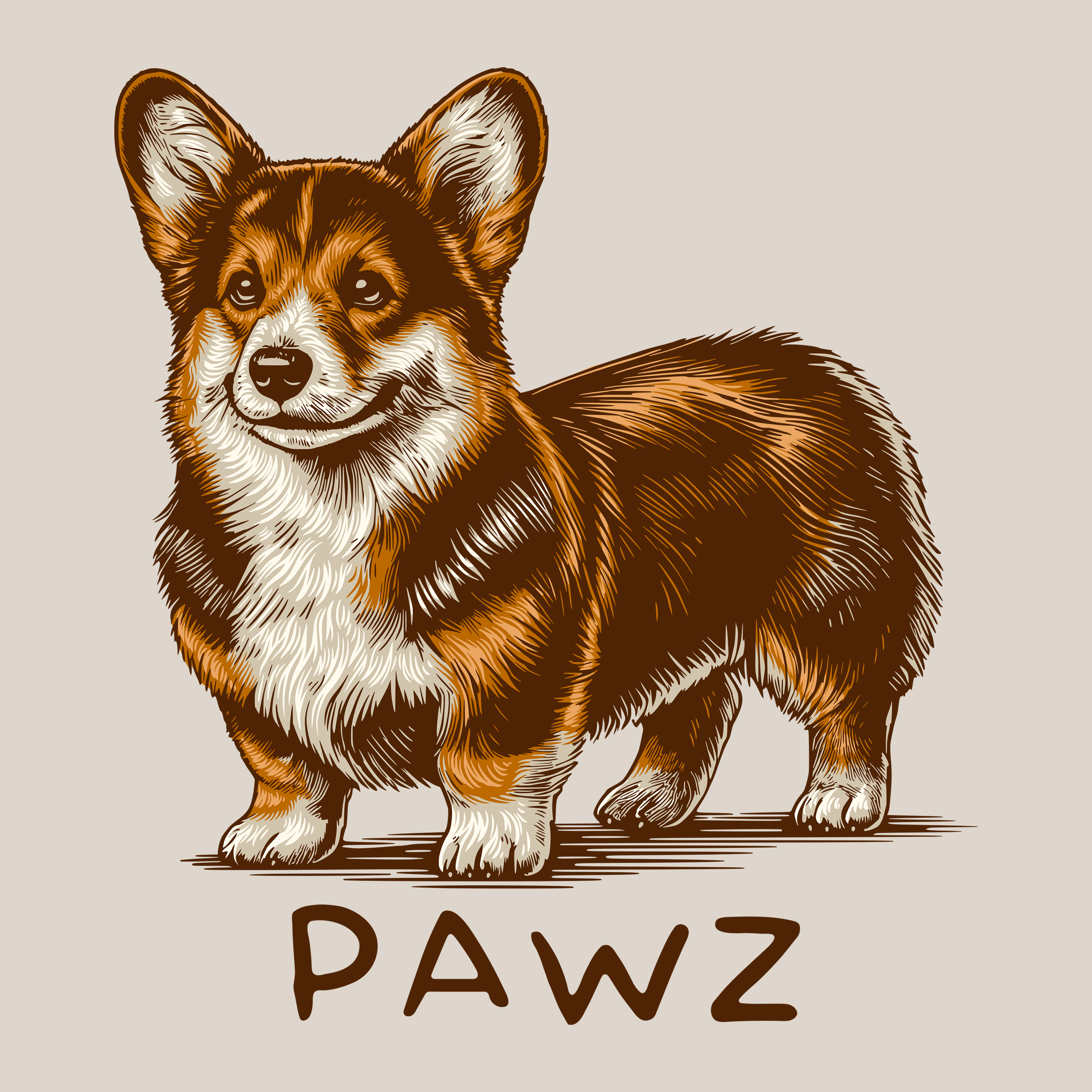 Corgi (Adult Short Sleeve T-Shirt) Hoodie, Sweatshirt | CoreVibeTees.com (Image 3)