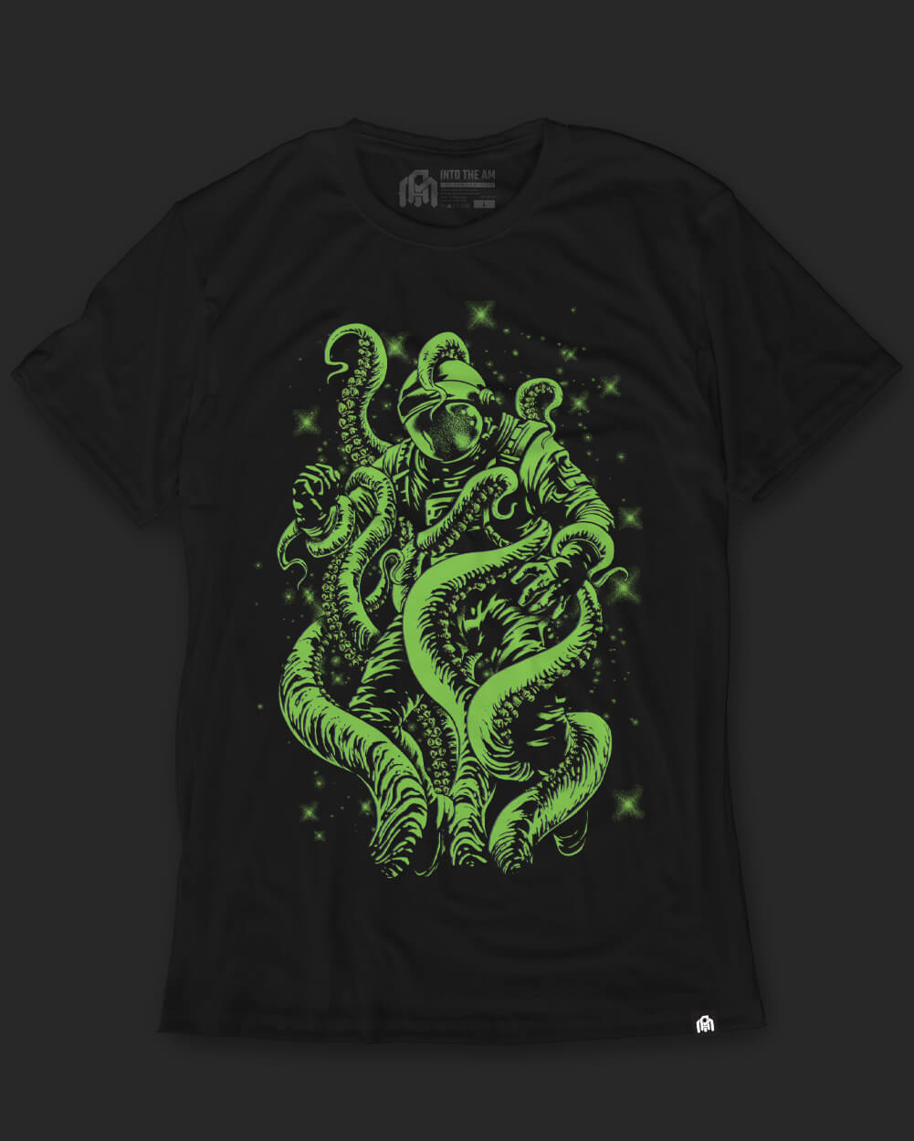 Cosmic Coil Glow-in-the-Dark Tee Hoodie, Sweatshirt | CoreVibeTees.com (Image 2)