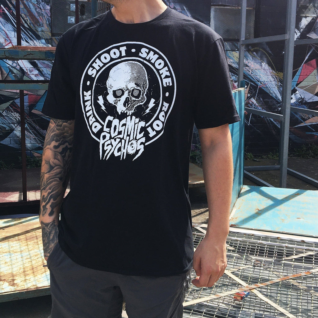 DSSR Skull T-Shirt (Black) Hoodie, Sweatshirt | CoreVibeTees.com (Image 2)