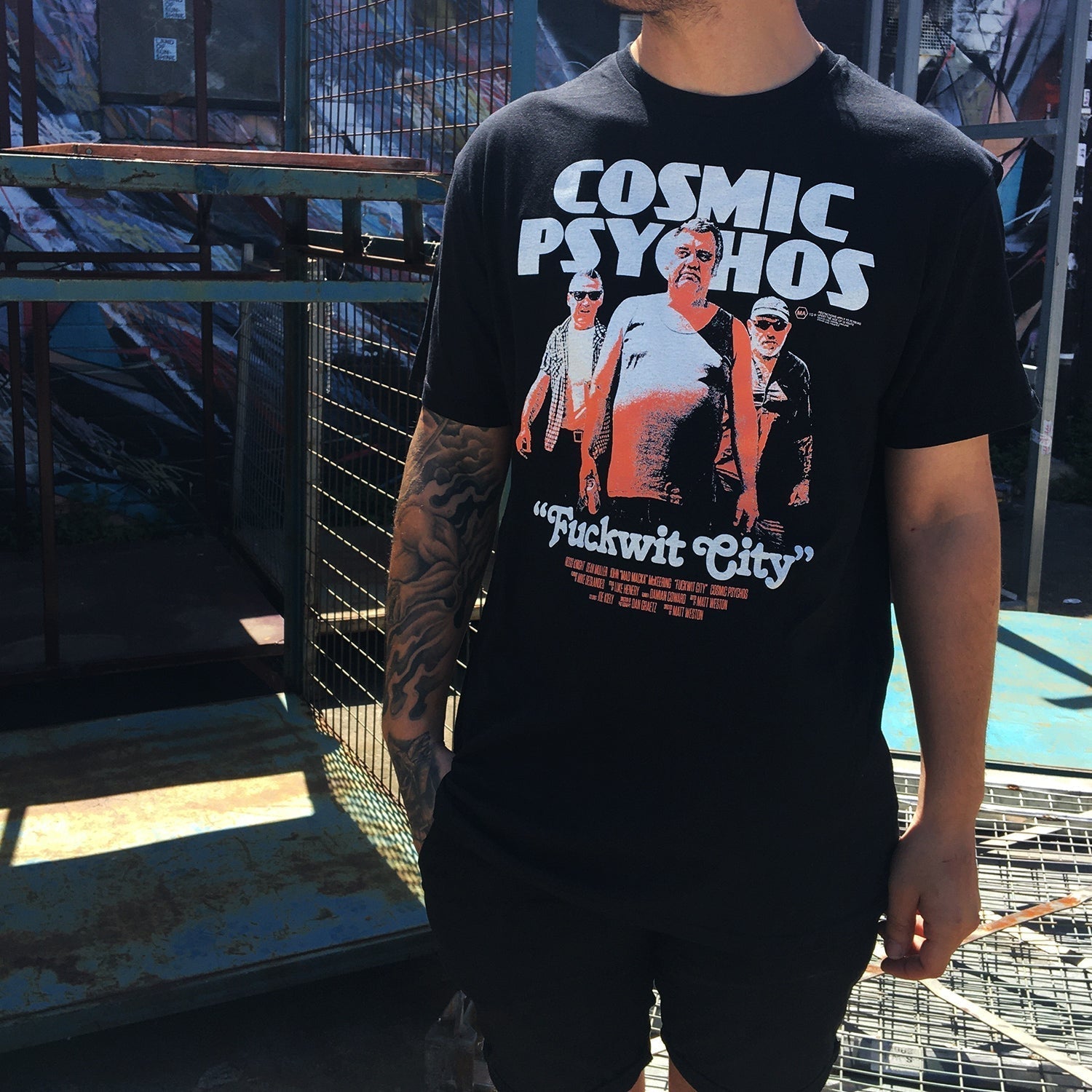 Fuckwit City T-Shirt (Black) Hoodie, Sweatshirt | CoreVibeTees.com (Image 2)