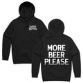 More Beer Please Hoodie (Black) T-Shirts, Sweatshirt | CoreVibeTees.com (Image 1)