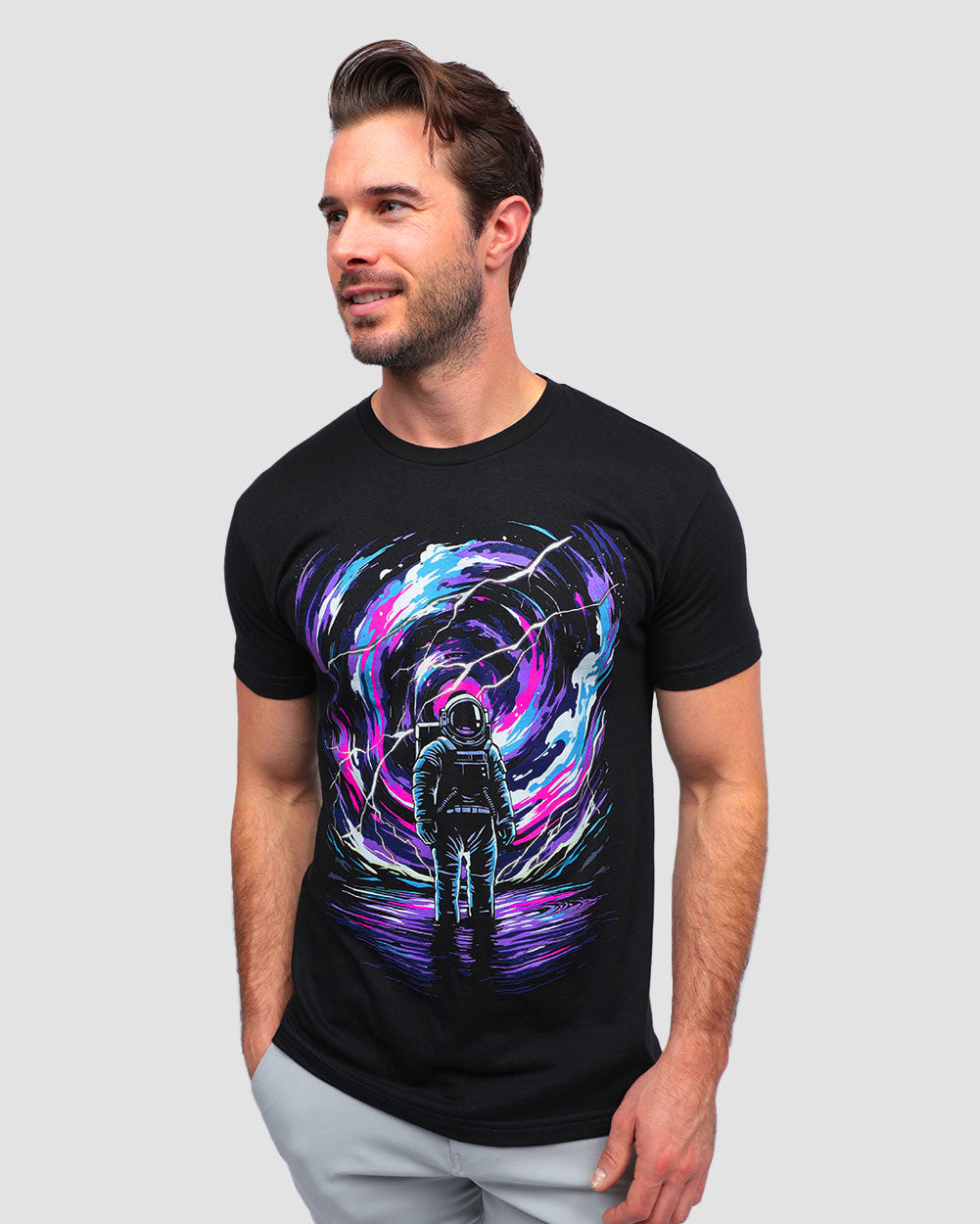 Cosmic Surge Tee Hoodie, Sweatshirt | CoreVibeTees.com (Image 2)