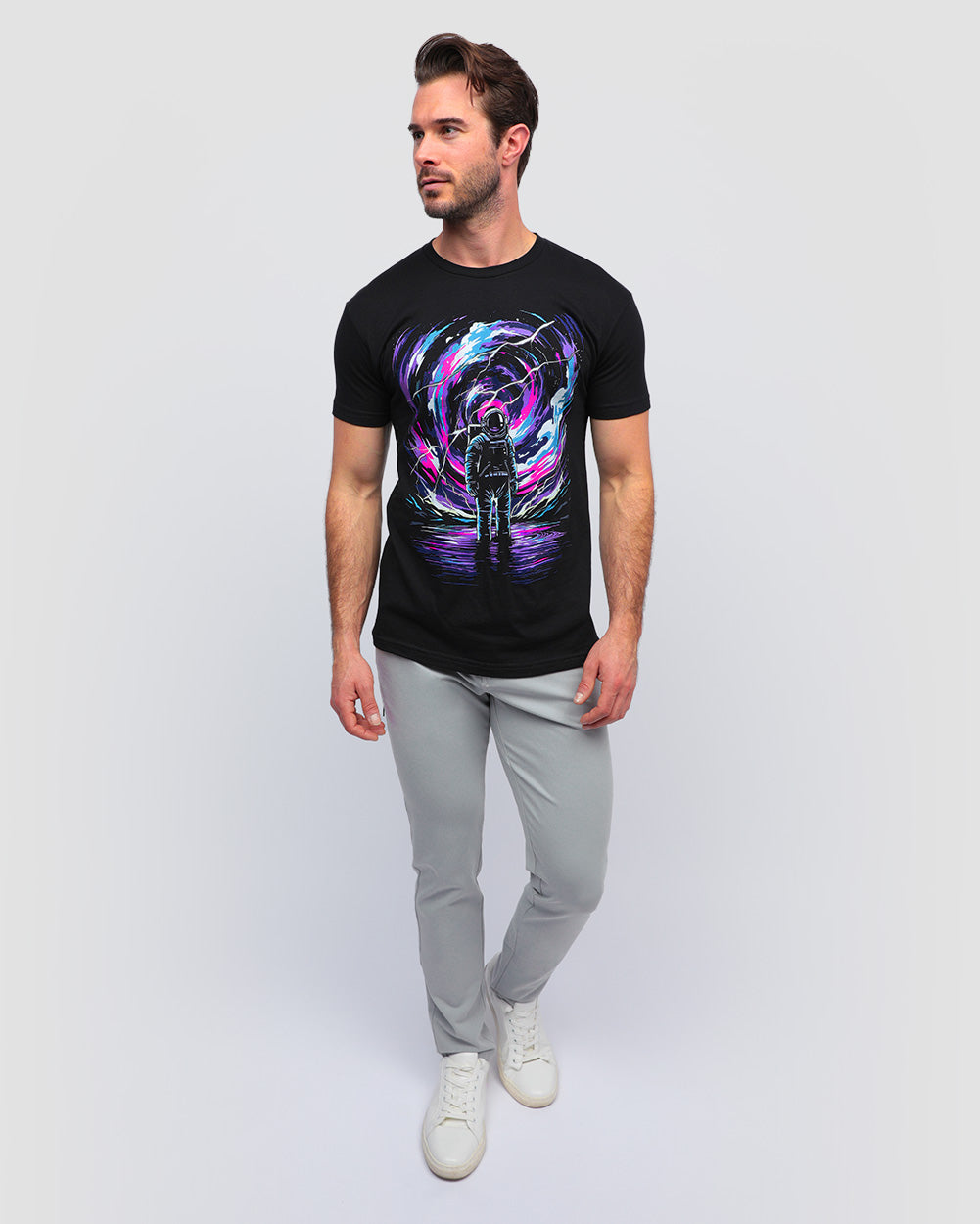 Cosmic Surge Tee Hoodie, Sweatshirt | CoreVibeTees.com (Image 3)
