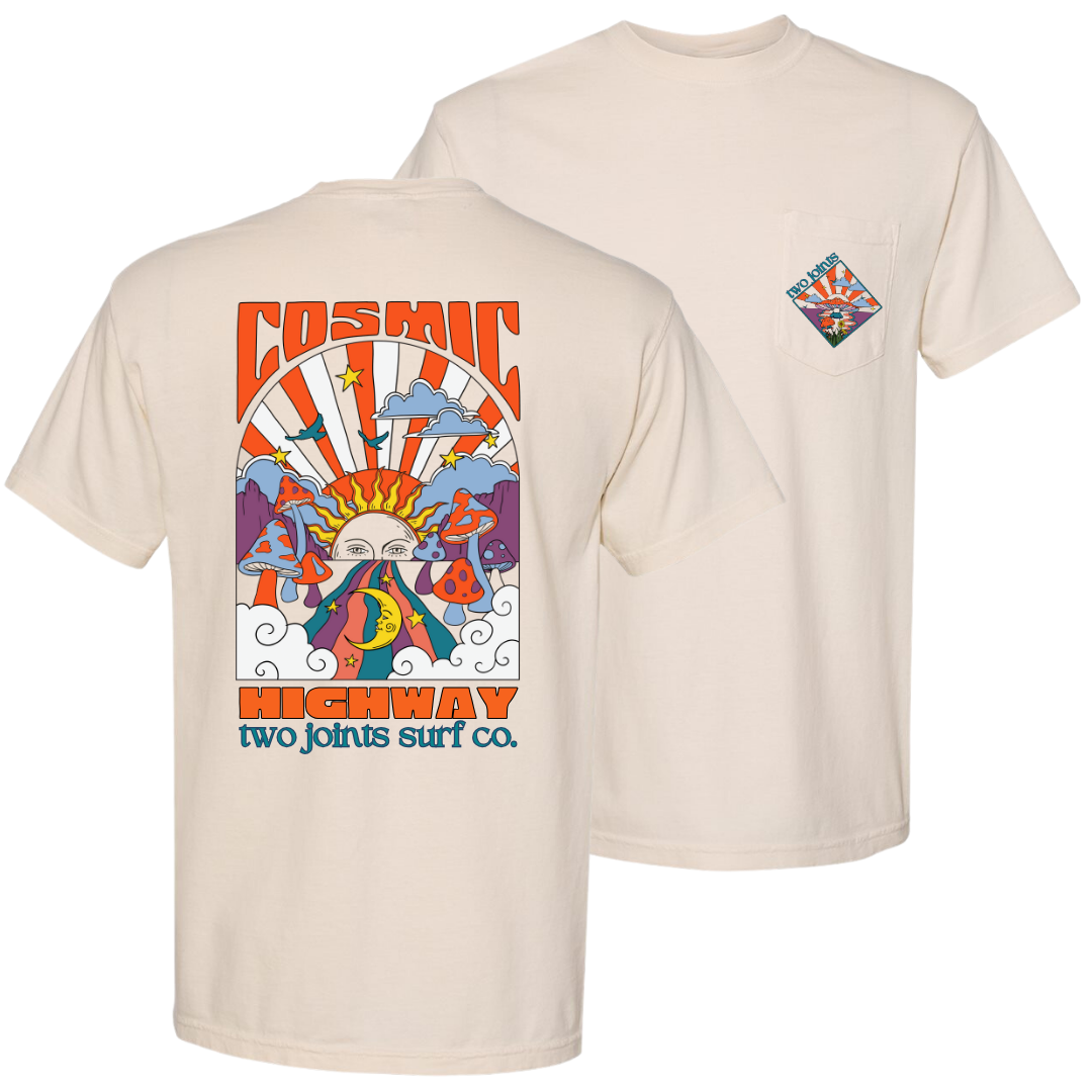 Cosmic Highway Tee Hoodie, Sweatshirt | CoreVibeTees.com