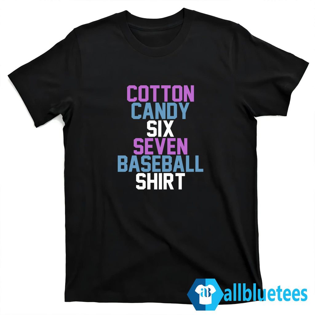 Cotton Candy Six Seven Baseball Shirt