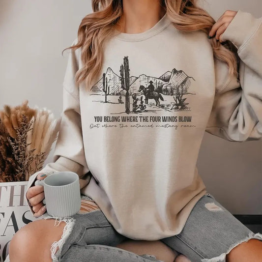 Country Music Top, Cojo Inspired Music T Shirt, Fan Merch, Concert Outfit, Unisex Long Sleeve Crewneck Sweatshirt