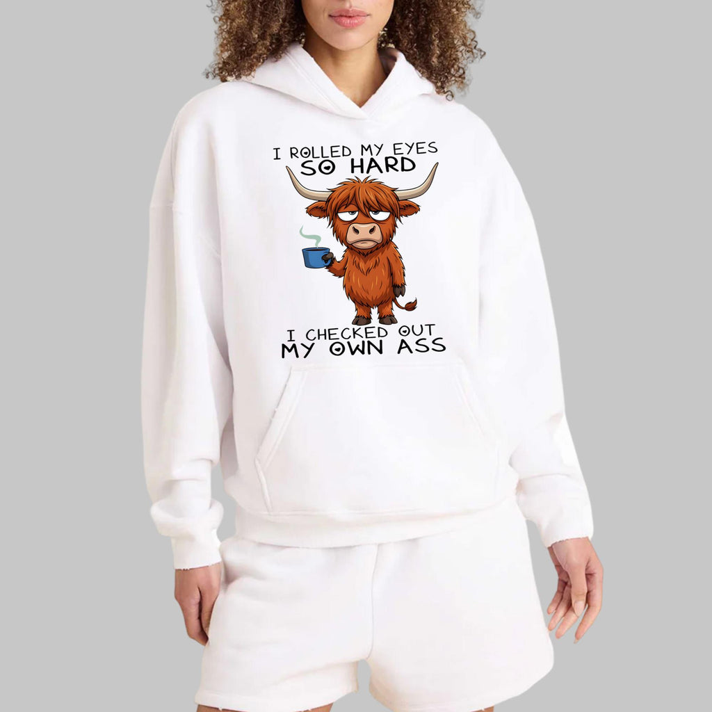 Cow I Rolled My Eyes So Hard Shirt