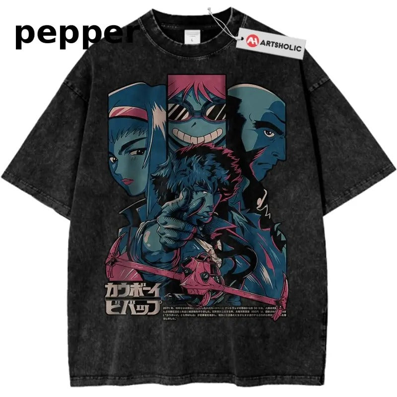 Cowboy Bebop Shirt, Anime Shirt, Vintage T-Shirt
