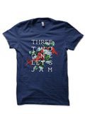 Three, Two, One, Letâ€™s Jam! Navy Blue T-Shirt Hoodie, Sweatshirt | CoreVibeTees.com