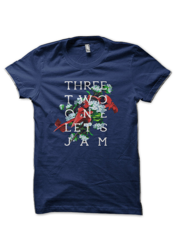 Three, Two, One, Letâ€™s Jam! Navy Blue T-Shirt Hoodie, Sweatshirt | CoreVibeTees.com