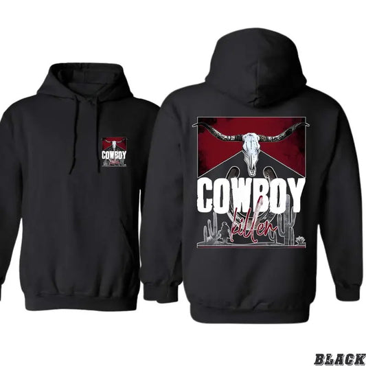 Cowboy Killen Hoodie - Bold Western Design Featuring Striking Cowboy Graphics, country boy clothes, Perfect for Wild West Enthusiasts and Country Style Fans, Unisex Hoodie for Everyday Comfort and Rugged Style Menswear Sweaters Tops Underwear