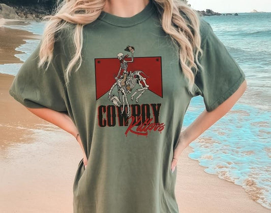Cowboy Killer skeleton Shirt | Cowboy Shirt | Western shirt| Gift For Her | Adult Humor Tshirt | Vintage Western  T-shirt, sweater and Hoodie cotton