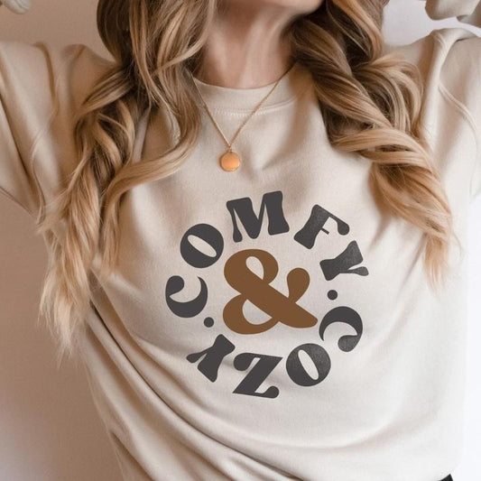 Cozy season happy fall Halloween shirt Womens Sweatshirt Unisex