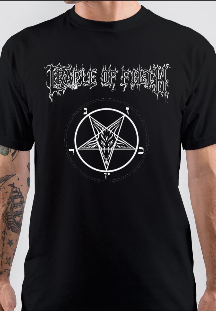 Cradle of Filth Band Black T-Shirt Hoodie, Sweatshirt | CoreVibeTees.com