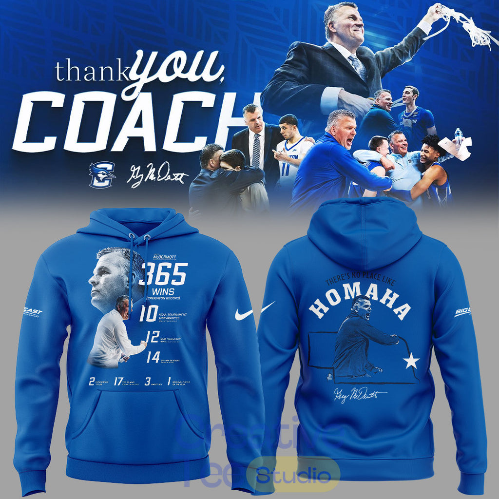 Creighton Bluejays “Thank you for everything, Coach Greg McDermott” Hoodie