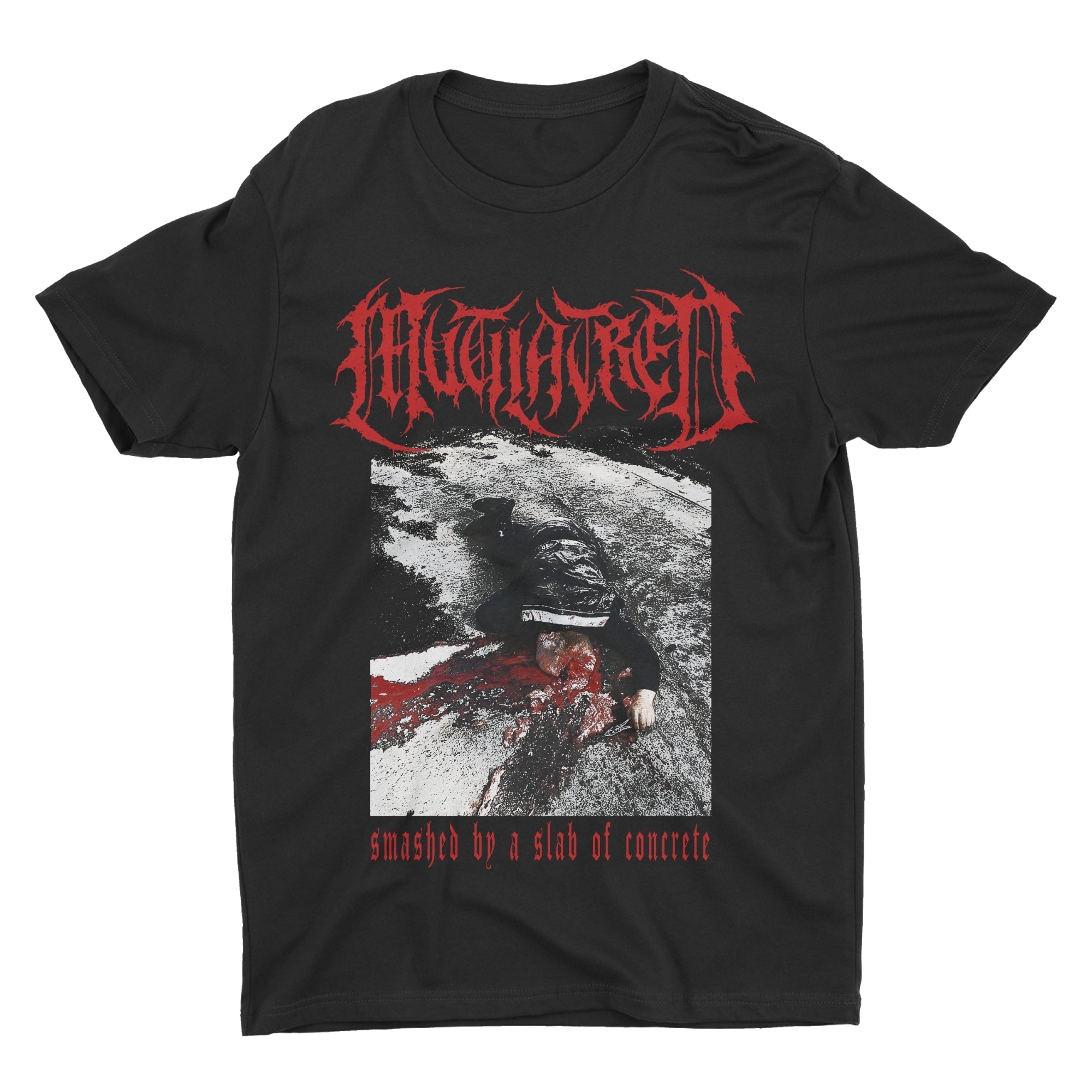 Mutilatred - Smashed By A Slab Of Concrete t-shirt Hoodie, Sweatshirt | CoreVibeTees.com