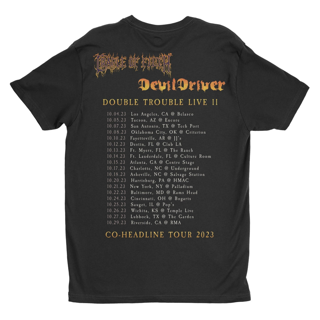 Cradle Of Filth/DevilDriver - Double Trouble II t-shirt Hoodie, Sweatshirt | CoreVibeTees.com (Image 3)