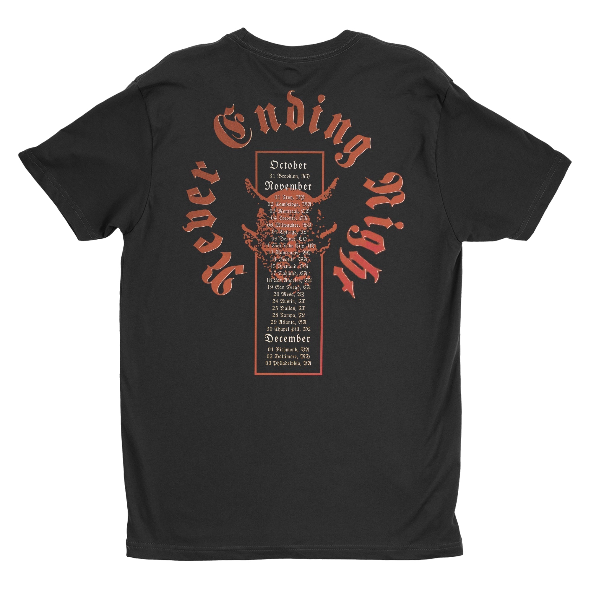 Devil Master - The Vigor Of Evil 2023 Tour t-shirt Hoodie, Sweatshirt | CoreVibeTees.com (Image 3)