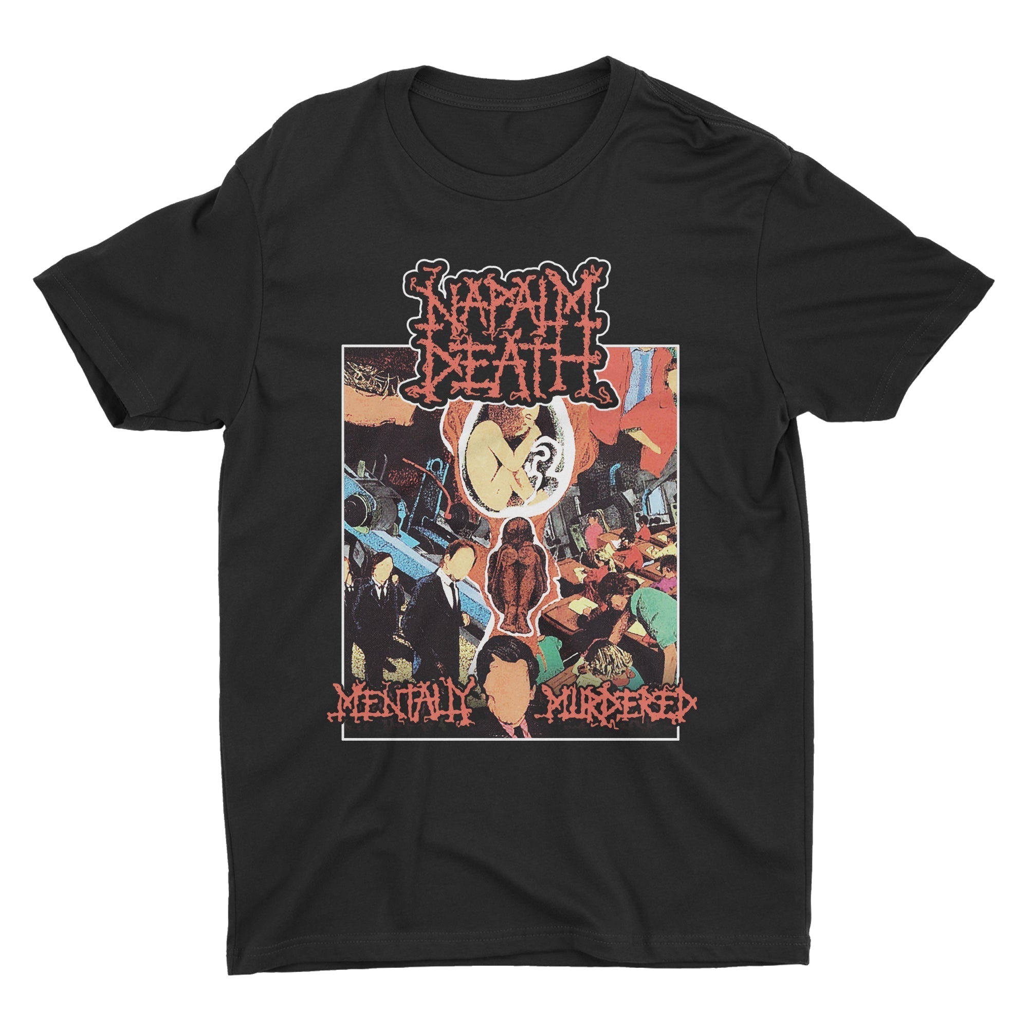 Napalm Death - Mentally Murdered t-shirt Hoodie, Sweatshirt | CoreVibeTees.com