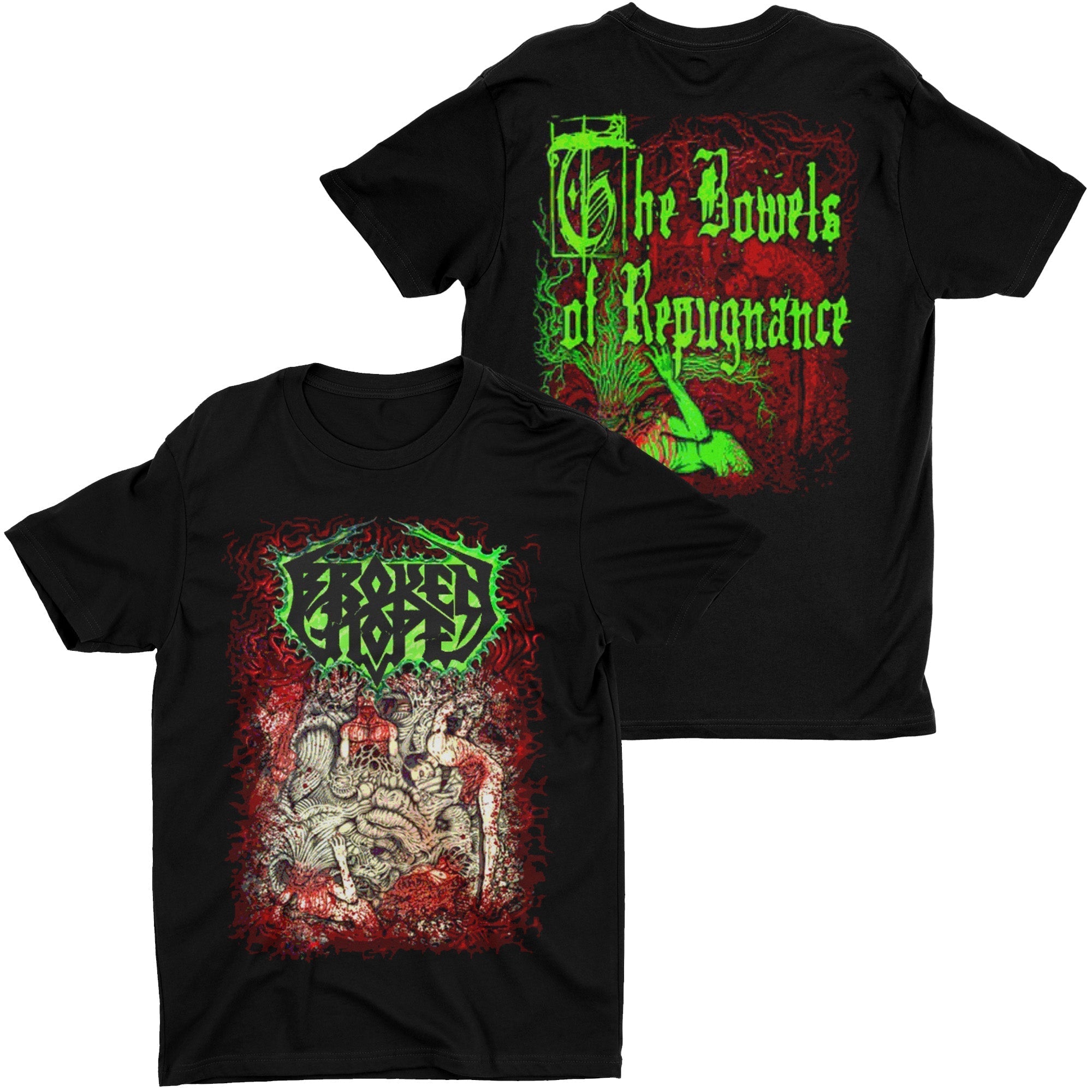 Broken Hope - Bowels Of Repugnance t-shirt Hoodie, Sweatshirt | CoreVibeTees.com (Image 1)