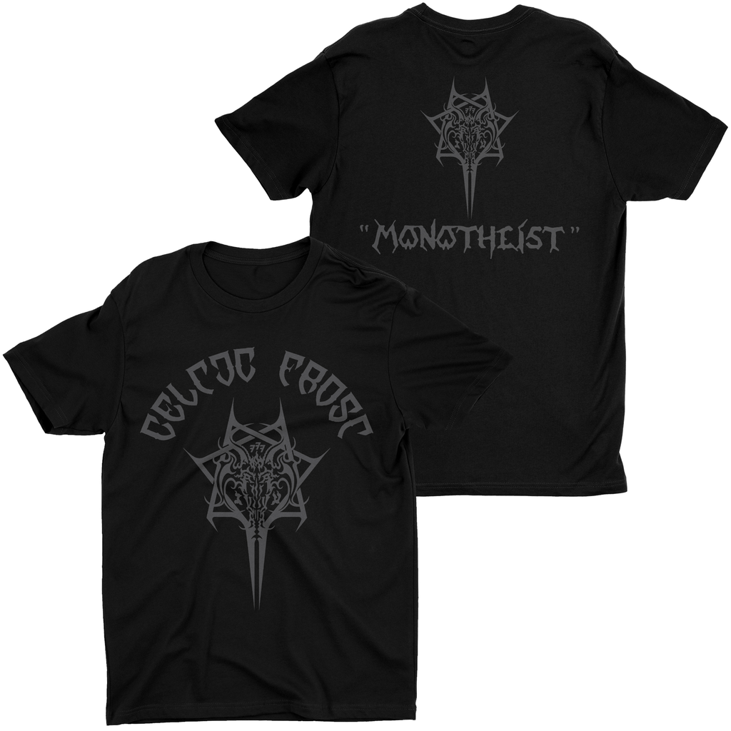 Celtic Frost - Monotheist Grey t-shirt Hoodie, Sweatshirt | CoreVibeTees.com (Image 1)