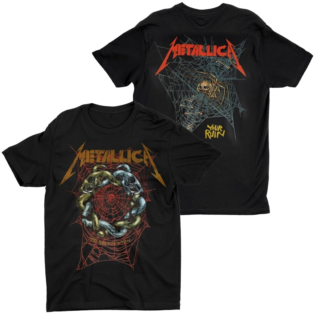 Metallica - Ruin / Struggle t-shirt Hoodie, Sweatshirt | CoreVibeTees.com (Image 1)